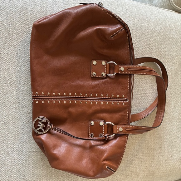 Michael Kors Extra-Large Studded Weekender - Picture 5 of 6